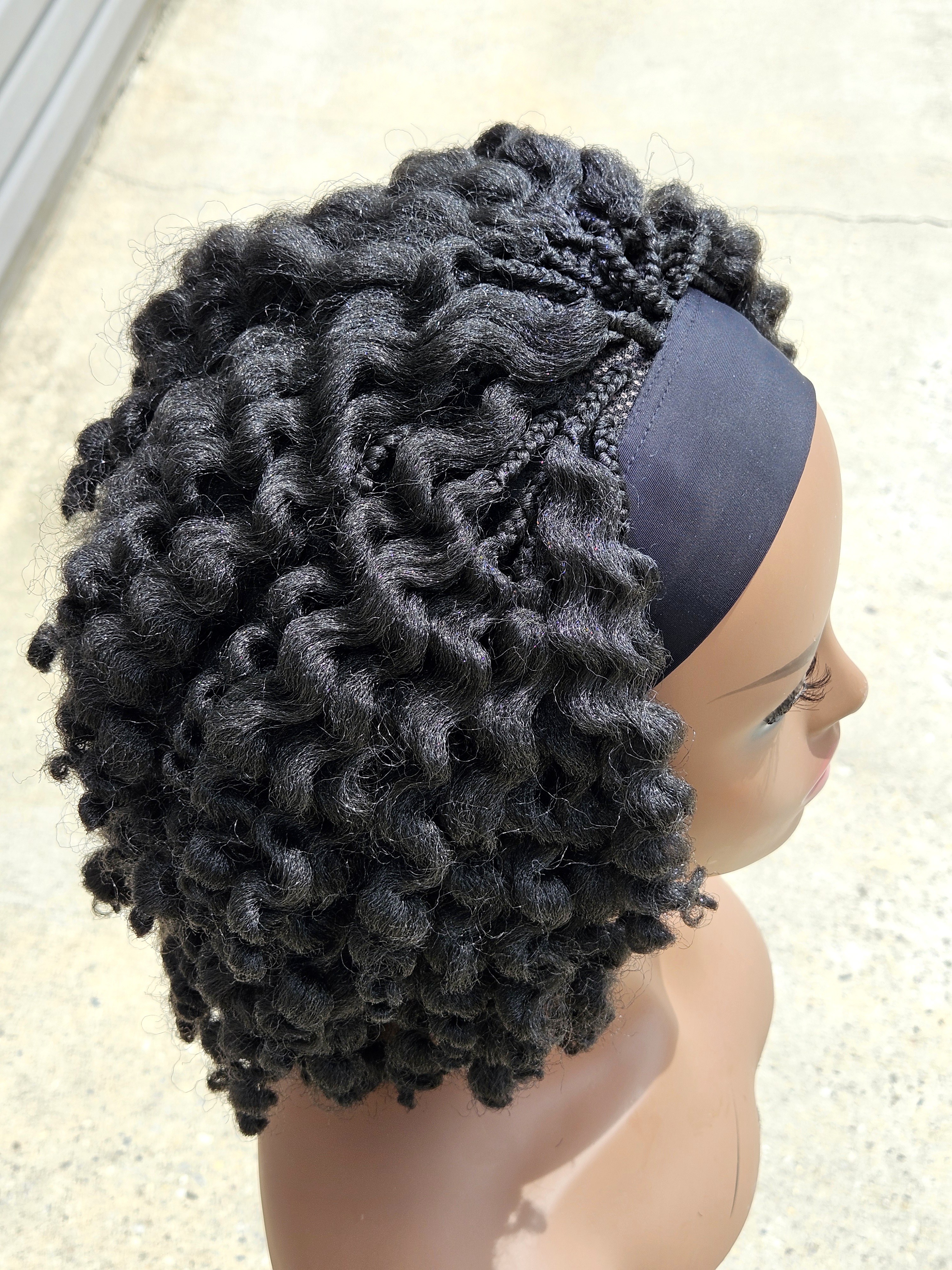 Voluminous Curly Headband Wig - Summer Breeze thumbnail 3
