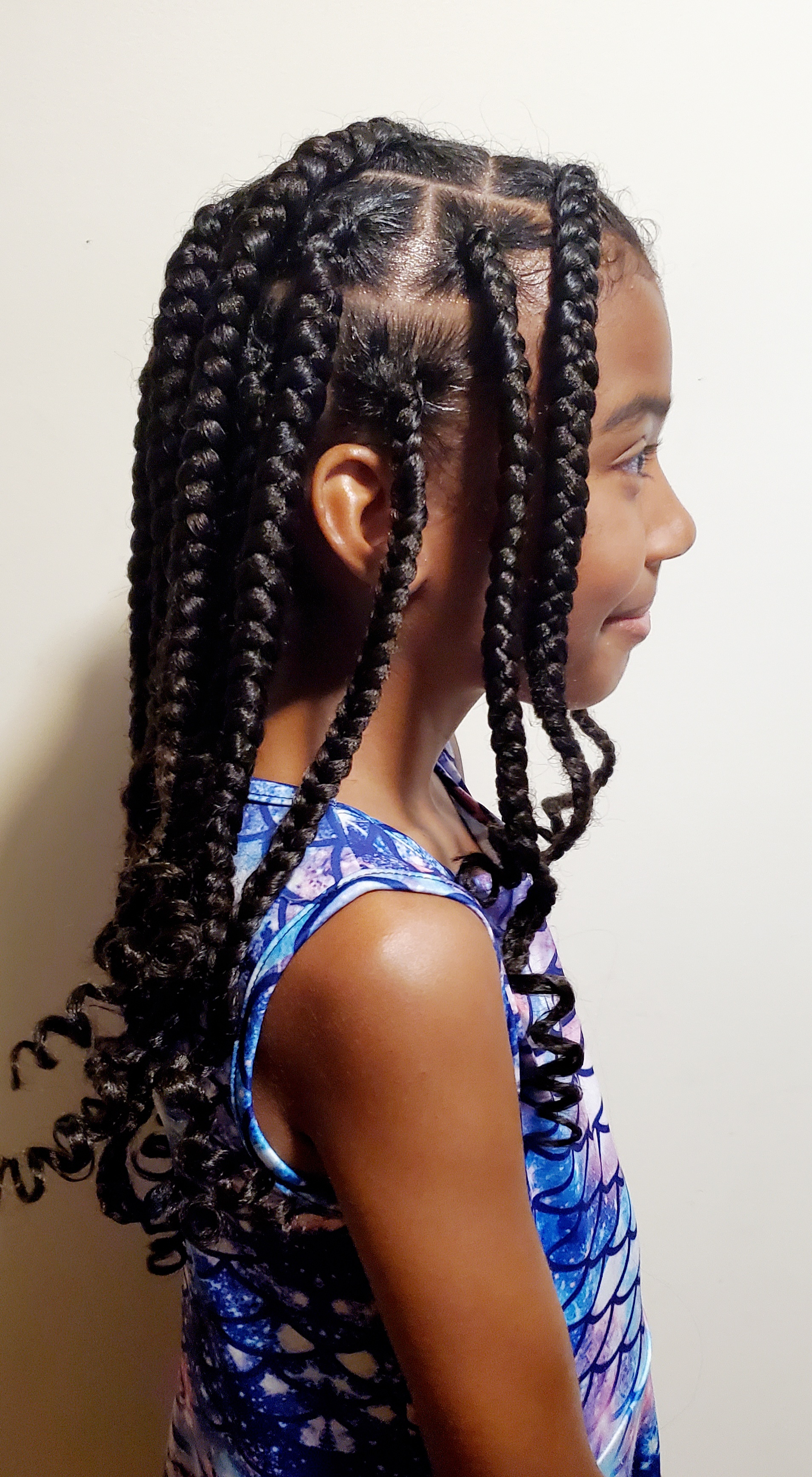Kids braiding style 1